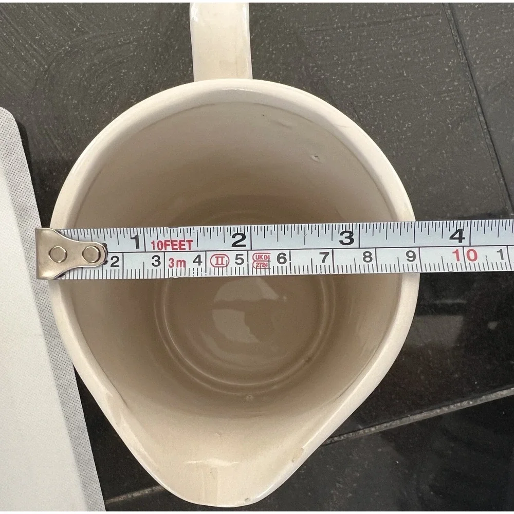 Lemon Ceramic Pitcher 'Squeeze the Day' 7.25